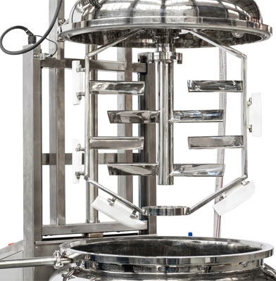 vacuum emulsifying mixer slider