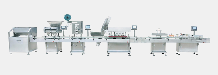 Automatic tablet counting line