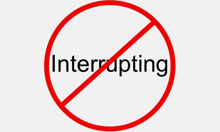 No interruption