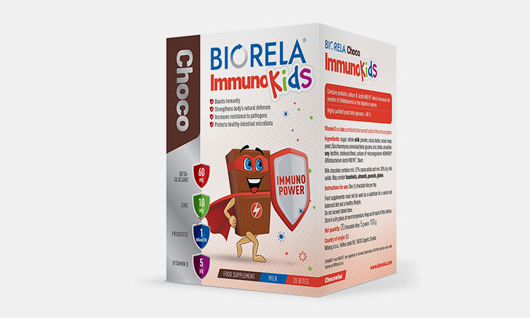 Biorela Choco IMMUNOKIDS 20 EN