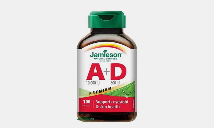 Jamieson Vitamin A+D Forte soft gelatin capsule