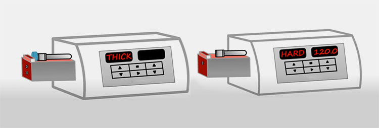 An illustration for Erweka tablet hardness tester