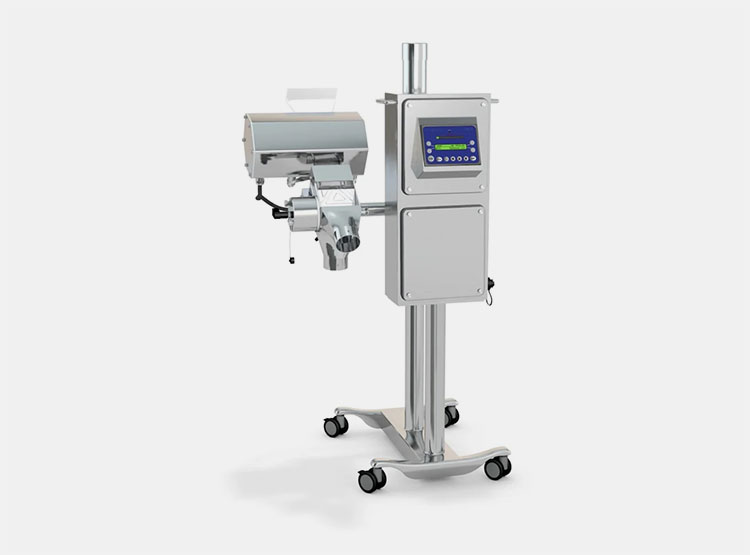 Gravity-Fed Pharmaceutical Metal Detector