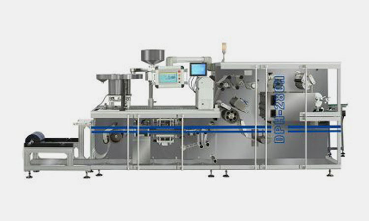 Roller plate blister packaging machine