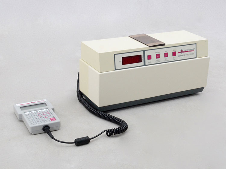 The Schleuniger tablet hardness tester