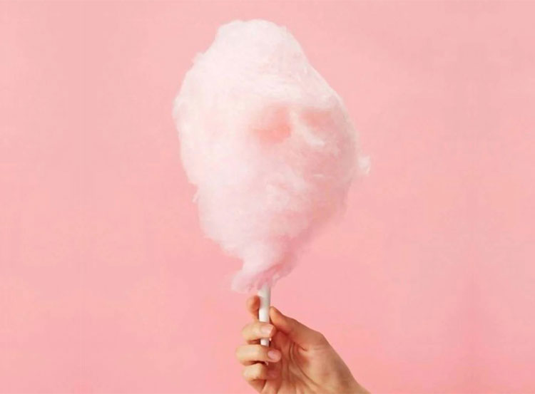 Cotton-Candy Process