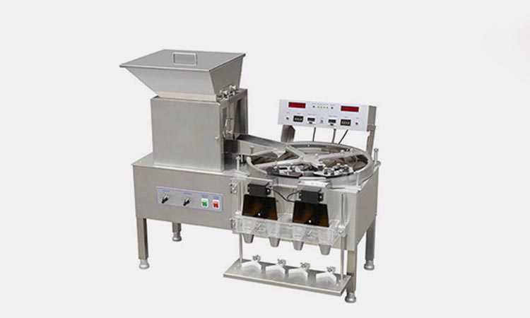 Semi automatic capsule counting and filling machine