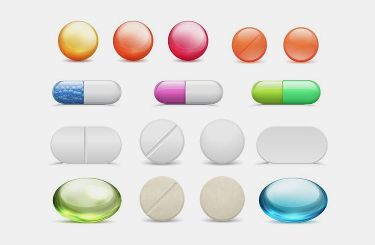 Various Shaped Medications