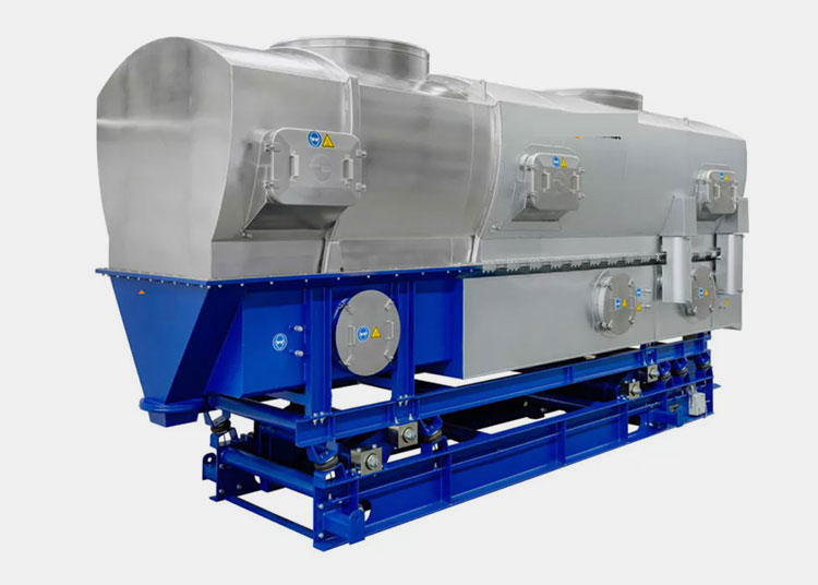 continuous fluid bed dryer