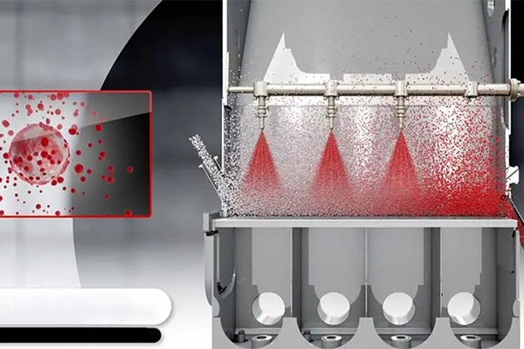 Airflow-suspension-coating-technology