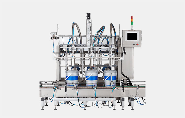 Net weight liquid filling machine