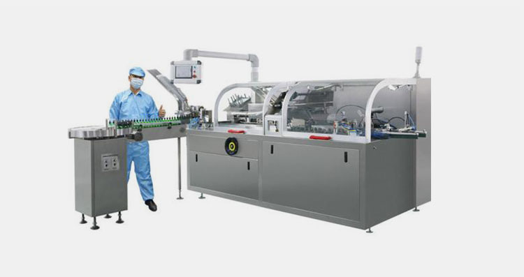 Operator maintaining blister cartoning machine