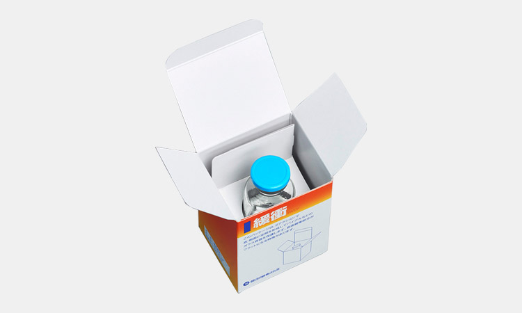 Single vial carton packaging