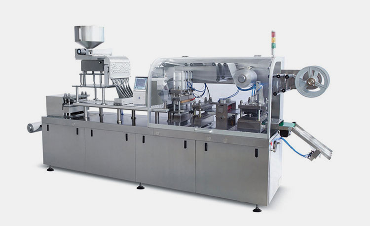 Cold forming blister packaging machine