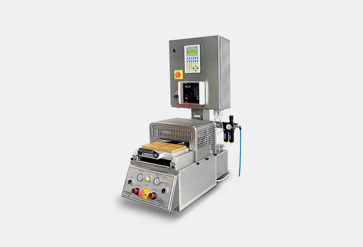 Semi-automated tablet blister packaging machine